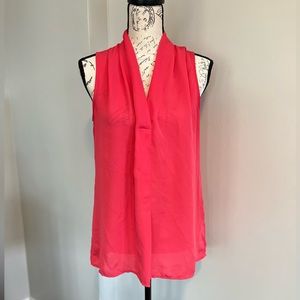 Laundry Shelli Segal Pink/Red Sleeveless Top